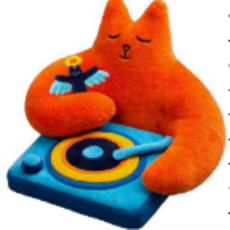 Ste-Cat DJ Plush - Chien Champion Design 2026