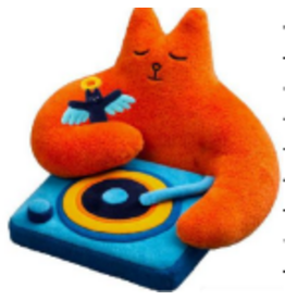 Ste-Cat DJ Plush - Chien Champion Design 2026