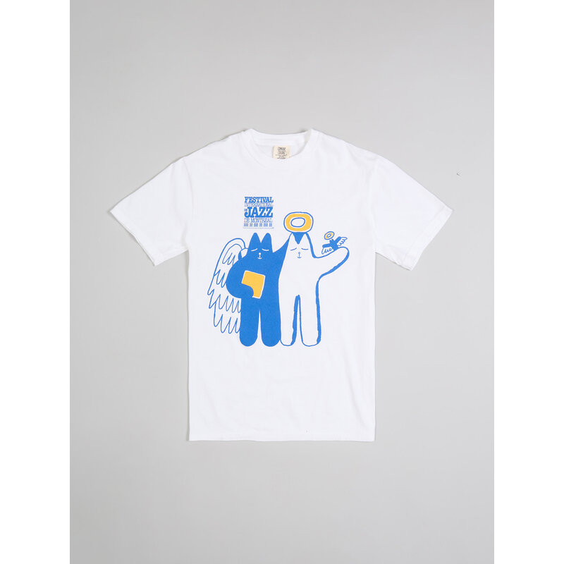 White Sainte-Cat & Friend T-shirt - Chien Champion Design 2026