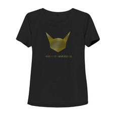 Women's Black T-Shirt - Montreal Ste-Cat