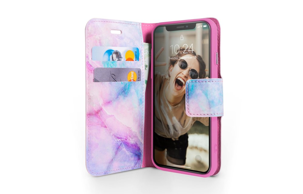 Caseco | iPhone X/Xs Marble Wallet Folio Case Unicorn | C3610-55