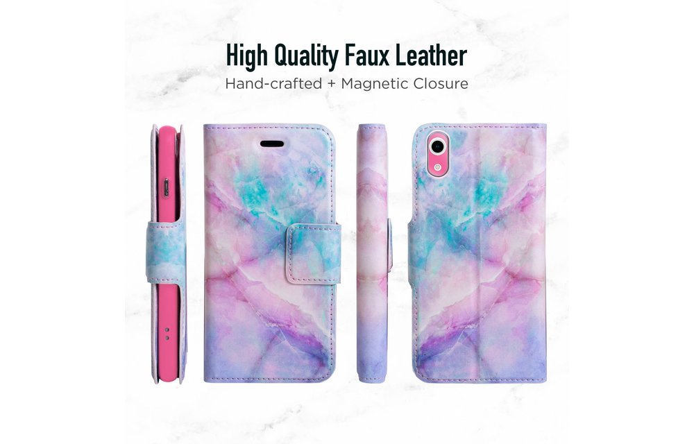 Caseco | iPhone X/Xs Marble Wallet Folio Case Unicorn | C3610-55