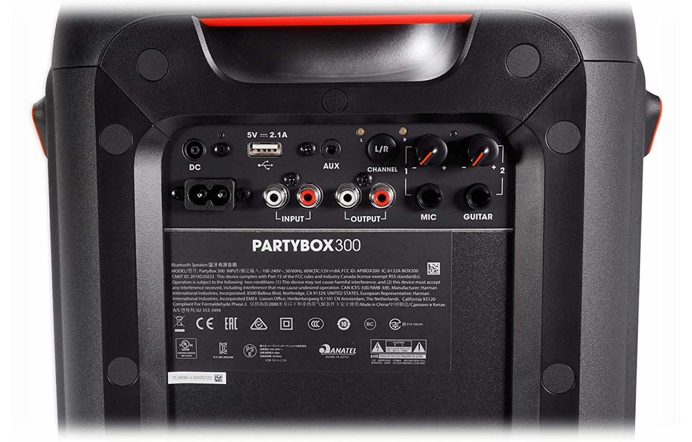 JBL | Party Box 300 Portable Speaker With Rechargeable Battery | JBLPARTYBOX300AM