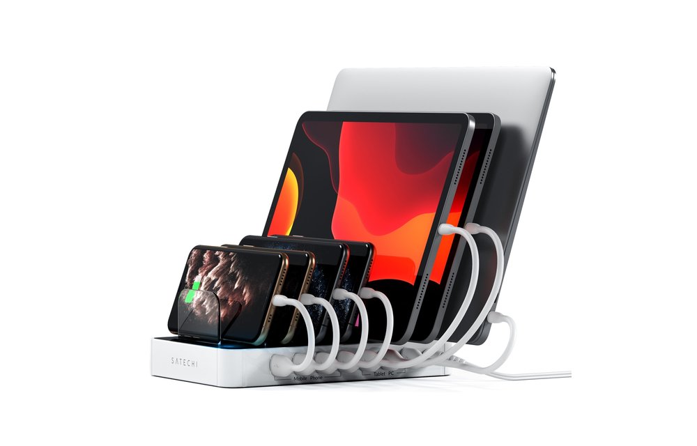 Satechi 7 Port USB Charger - White ST-MCS7W