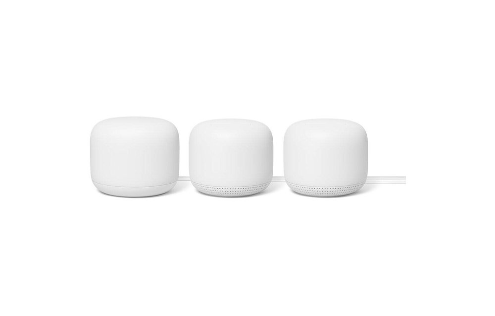 Google | Nest Wifi Router with 2 Points - 3 Pack GA00823-CA