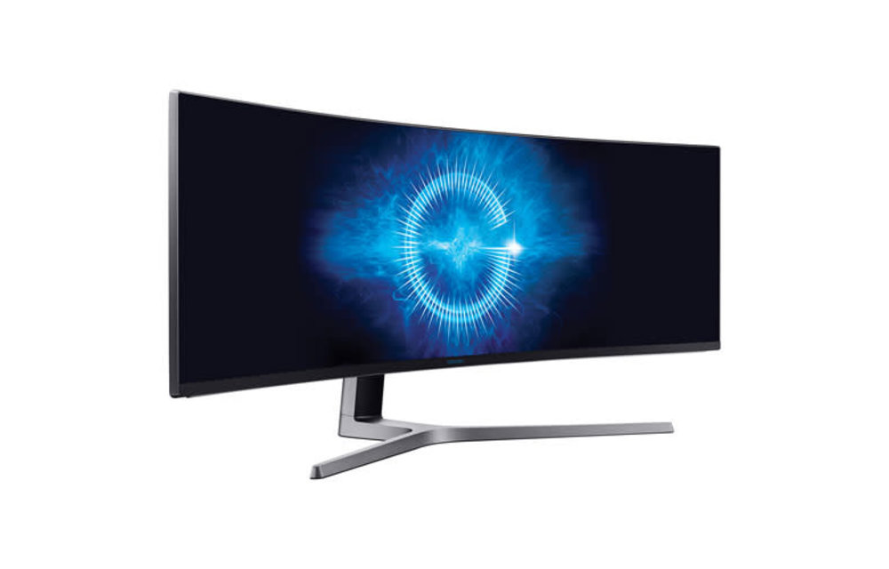 Samsung | 49" Ultrawide WQHD 144Hz 1ms Curved LED Gaming Monitor Charcoal Black LC49HG90DMNXZA