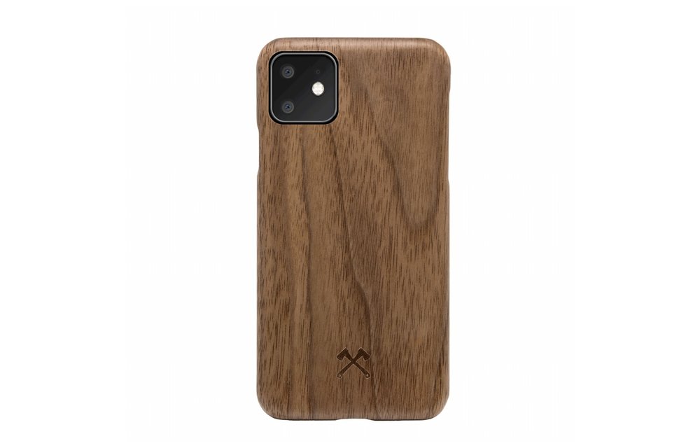 Woodcessories | Wood Slim Case for iPhone 11 - Walnut/Aramid Fibres | WOOD-ECO311
