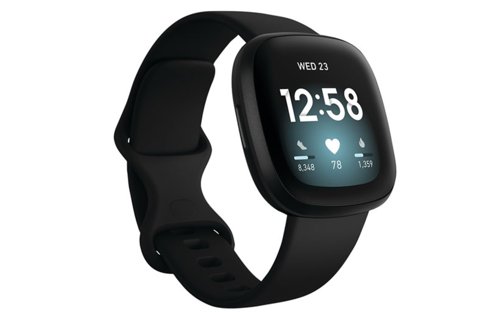 Fitbit | Versa 3 Black Aluminum with Black Band | FB511BKBKFRCJK