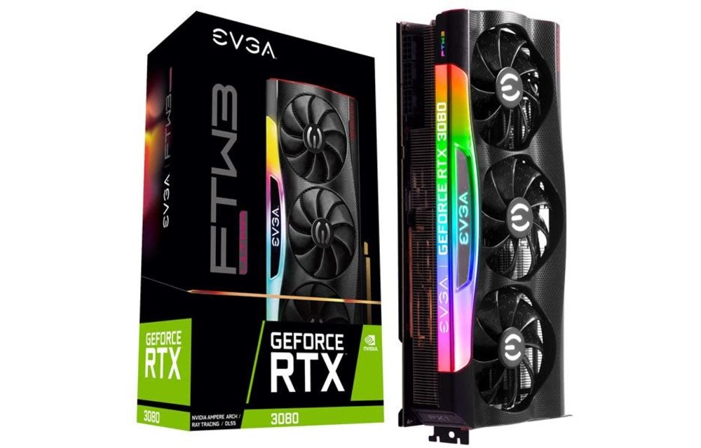 EVGA | Video Card GeForce RTX 3080 FTW3 ULTRA GAMING 10GB GDDR6X - 1800 MHz 19000 MHz Effective - DP HDMI PCIe Gen 4 VR Ready 10G-P5-3897-KR