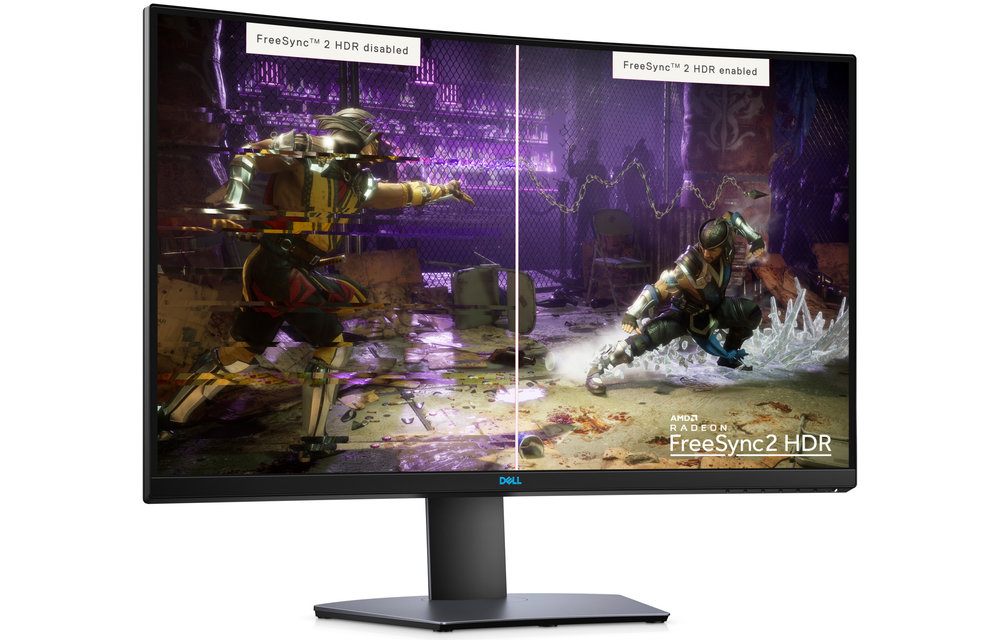 Dell | 32 Curved Gaming Monitor QHD 165Hz HST HDMIx2 DP S3220DGF