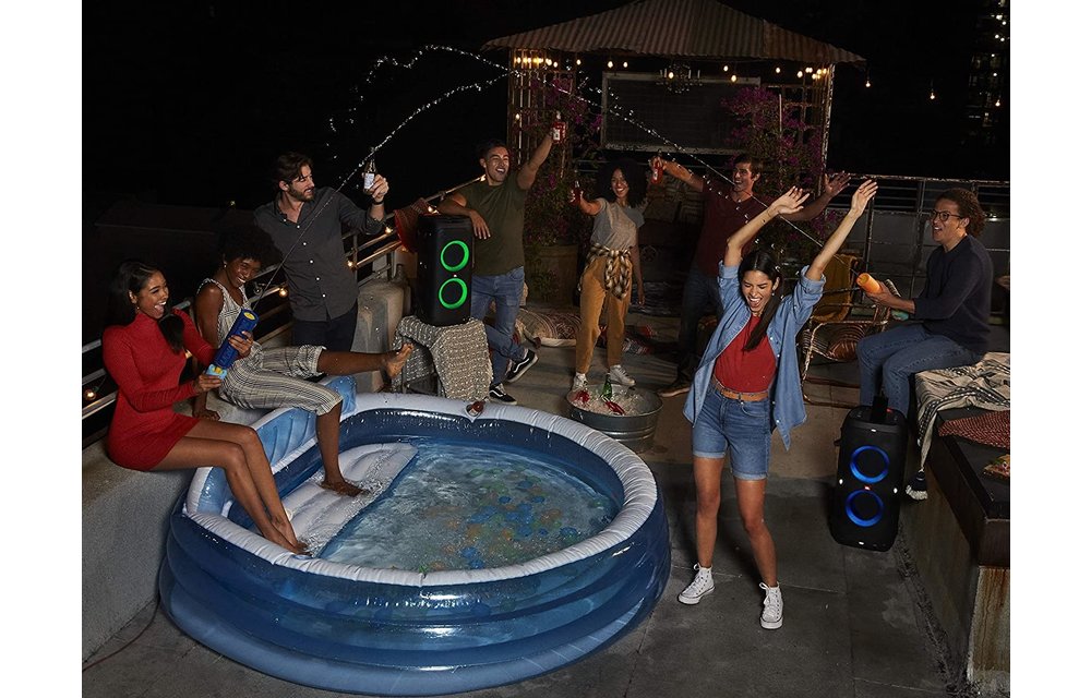 JBL | Party Box 310 Splashproof Bluetoth Wireless Speaker 240W - Black JBLPARTYBOX310AM