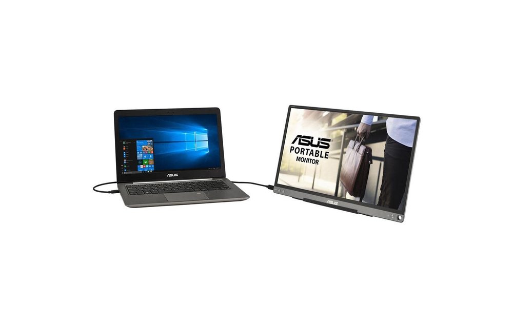 ASUS | ZenScreen 15.6" 1920 x 1080p 60Hz 5ms Portable USB 3.1 Type C Monitor Full | MB16ACE