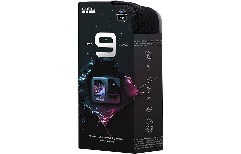 GoPro | HERO9 Black Waterproof 5K Sports & Helmet Camera GP-CHDHX-901-XX