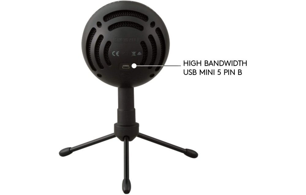 Blue Microphones | Snowball iCE Condenser Microphone Cardioid Black 988-000067