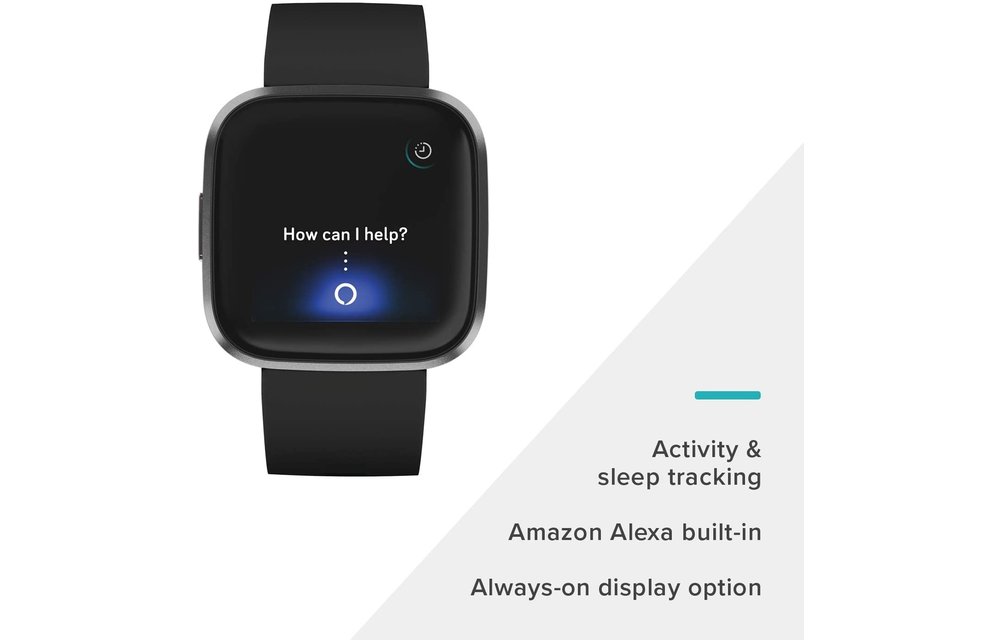 Fitbit | Versa 2 Carbon Black with Black Band FB507BKBKFRCJK