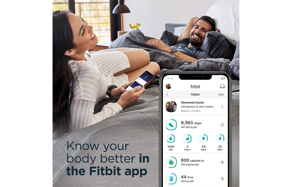 Fitbit | Versa 2 Carbon Black with Black Band FB507BKBKFRCJK