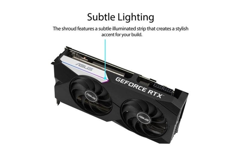 ASUS | Video Card GeForce RTX 3070 8GB GDDR6 256Bit HDMI/DisplayPort/HDCP | DUAL-RTX3070-O8G