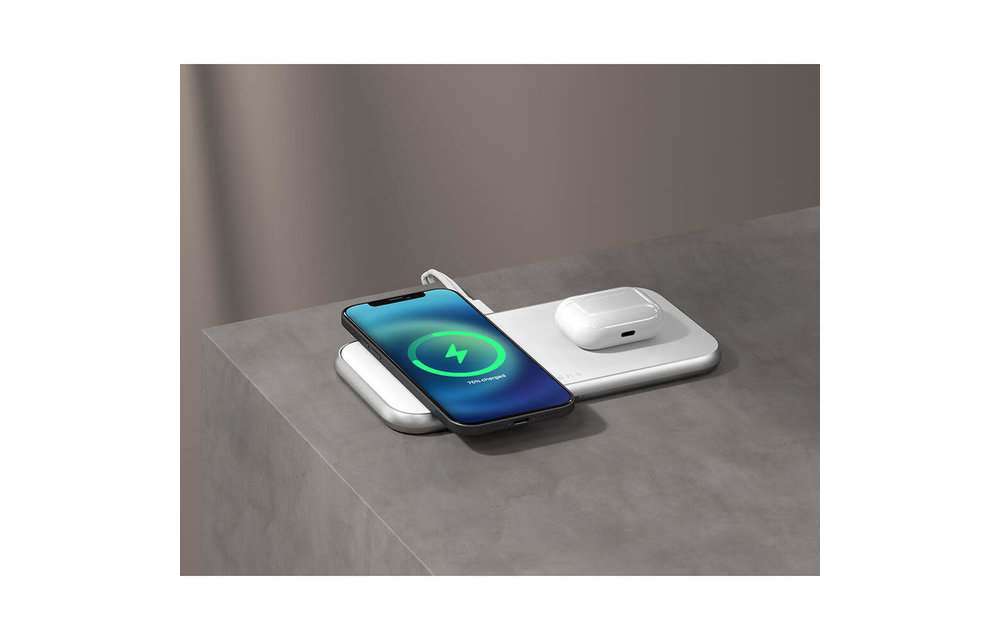 ZENS | Aluminium 3-1 Wireless Charger w/ 45W USB PD for Magsafe - White | ZEDC16W/00
