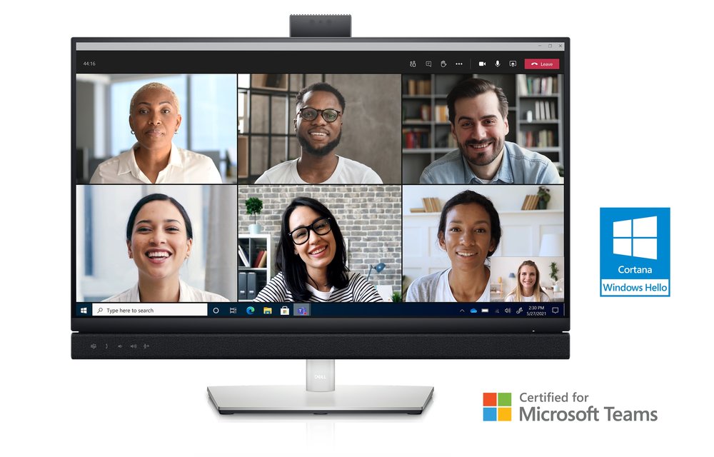 Dell | 27" QHD Monitor 2560 x 1440p 60Hz 8ms Video Conferencing Monitor HDMI DP HPST 3YR | C2722DE
