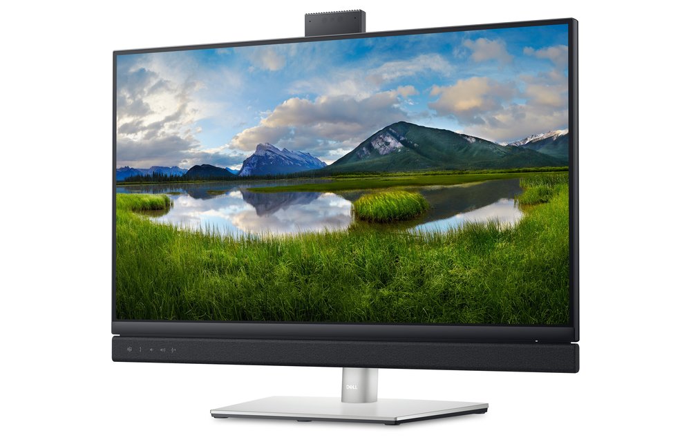 Dell | 27" QHD Monitor 2560 x 1440p 60Hz 8ms Video Conferencing Monitor HDMI DP HPST 3YR | C2722DE