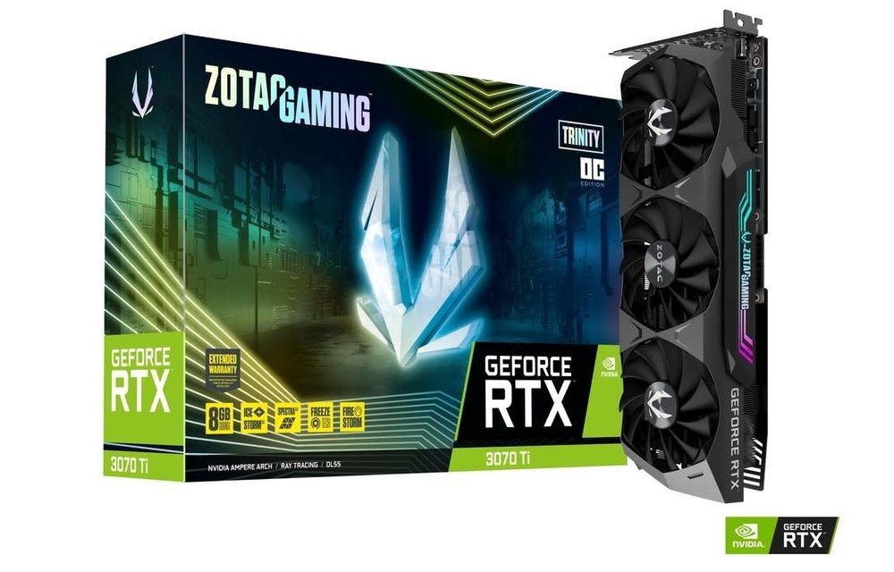 ZOTAC | Video Card GeForce RTX 3070 Ti Trinity OC GAMING 8GB GDDR6X 256B ZT-A30710J-10P