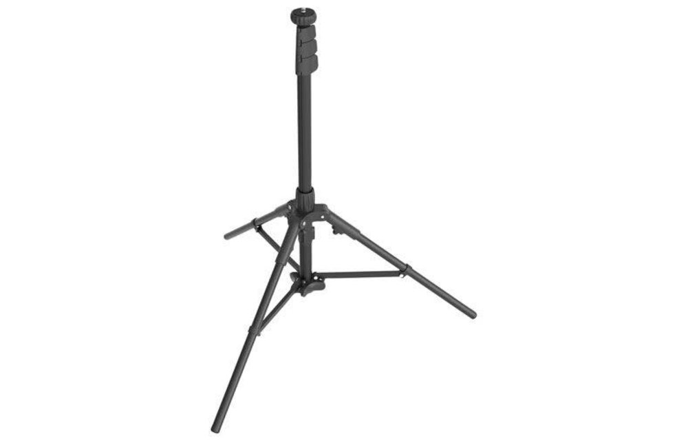 Digipower | Vlogging Tripod & Holder Live Broadcast Aluminum Alloy 6ft Max Height Dual Phone Holder Black TP-STDW5