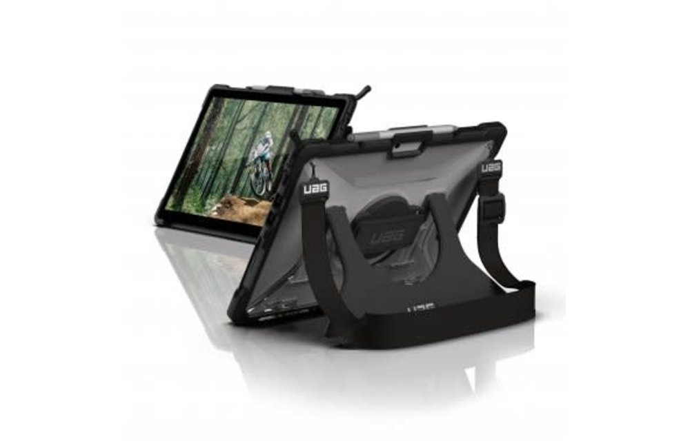 Microsoft | Surface Pro 8 UAG Plasma Series Case w/H+S Strap - Clear/Black (Ice) 15-09527