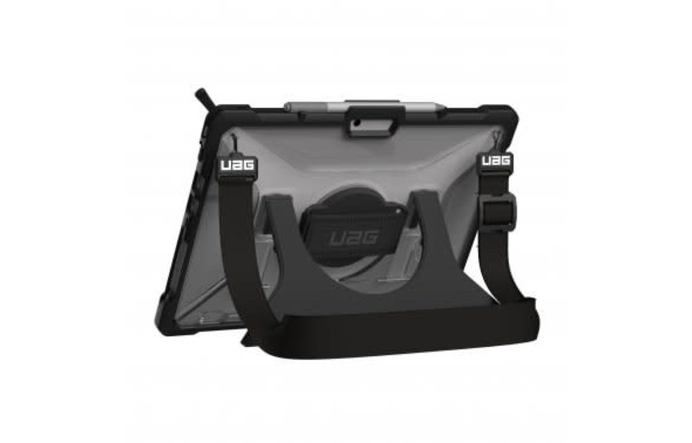 Microsoft | Surface Pro 8 UAG Plasma Series Case w/H+S Strap - Clear/Black (Ice) 15-09527