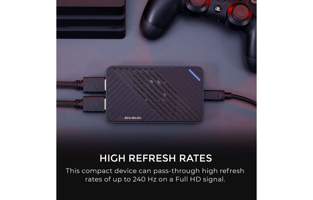 AVerMedia | Live Gamer Ultra – 4Kp60 HDR Pass-Through, 4Kp30 Capture Card, Ultra-Low Latency for Broadcasting and Recording PS4 Pro and Xbox One X, USB 3.1 GC553
