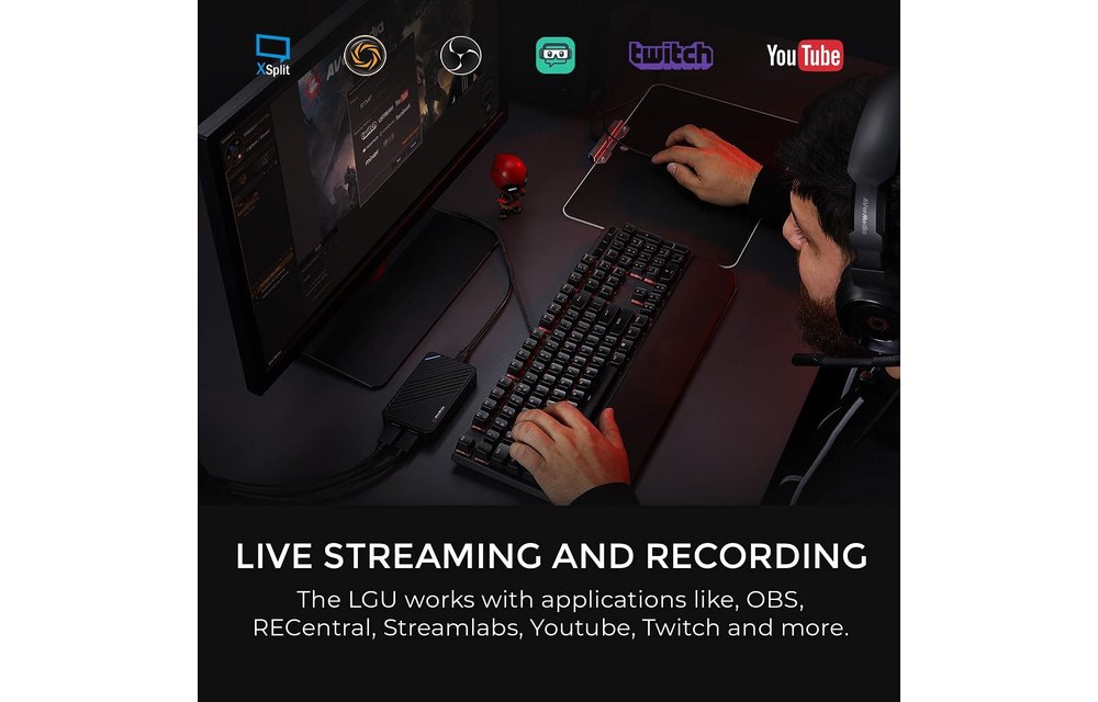 AVerMedia | Live Gamer Ultra – 4Kp60 HDR Pass-Through, 4Kp30 Capture Card, Ultra-Low Latency for Broadcasting and Recording PS4 Pro and Xbox One X, USB 3.1 GC553