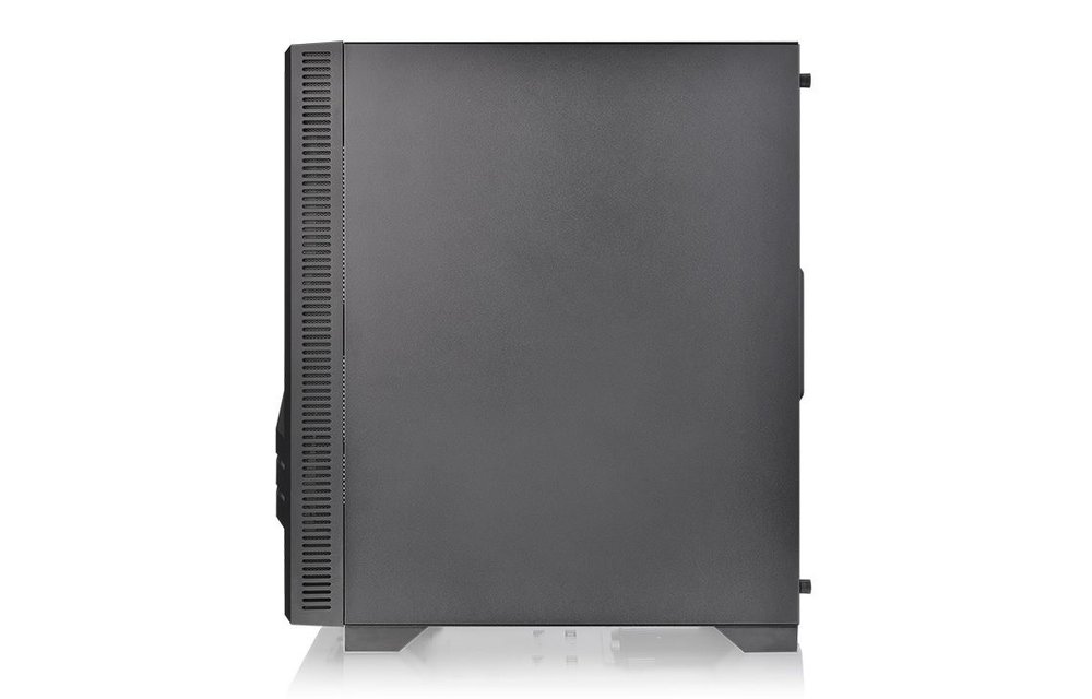 Thermaltake Versa T35 Tempered Glass RGB Mid-Tower Chassis - Mid-tower - Black - Tempered Glass, SPCC - 4 x Bay - 1 x 4.72" x Fan(s) Installed - 0 - ATX, Mini ITX, Micro ATX Motherboard Supported - 6 x Fan(s) Supported - 2 x Internal 2.5" Bay -