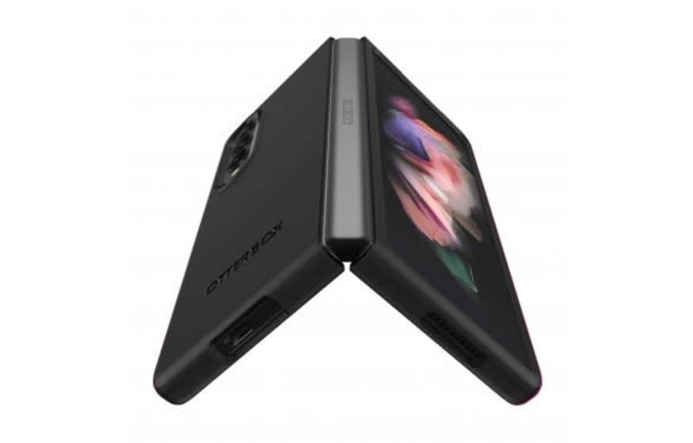 Otterbox | Samsung Galaxy Z Fold3 5G Thin Flex Case - Black 15-09501