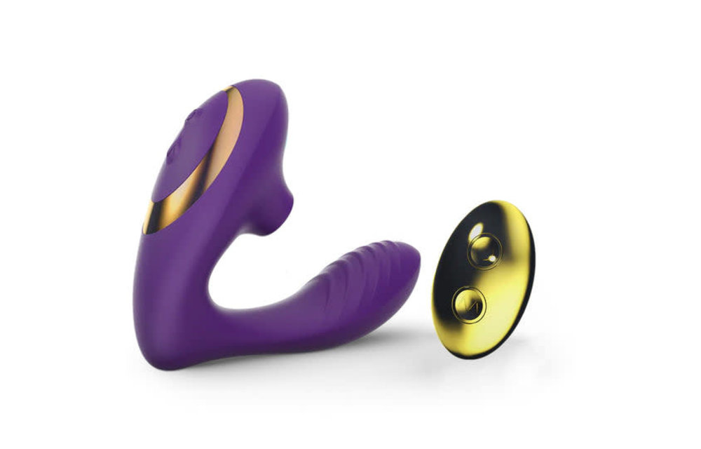 Sexual Wellness Tracy's Dog | OG Sucking Vibrator Purple - Pro 2