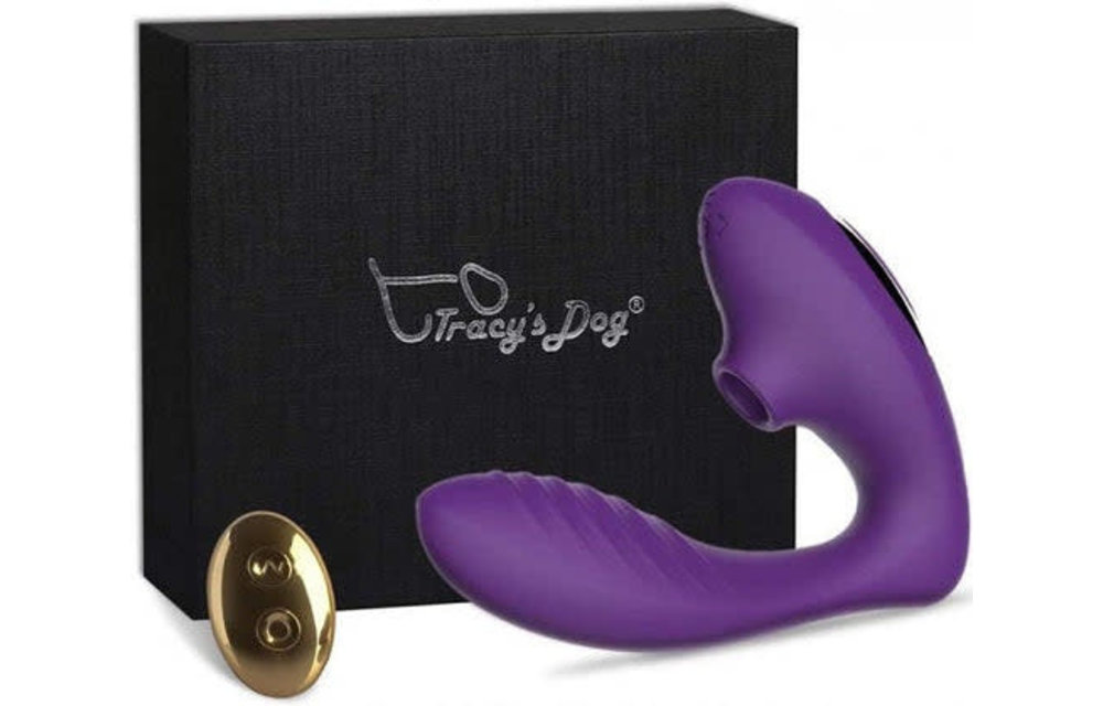 Sexual Wellness Tracy's Dog | OG Sucking Vibrator Purple - Pro 2