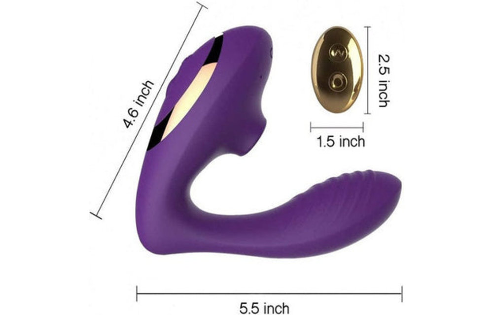 Sexual Wellness Tracy's Dog | OG Sucking Vibrator Purple - Pro 2