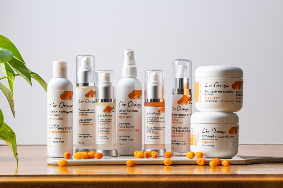 L'or Orange skincare routine 