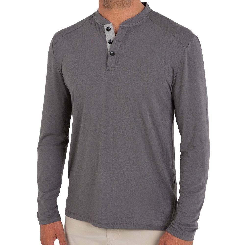 M's Bamboo Flex Henley - Sulphur Creek Outfitters