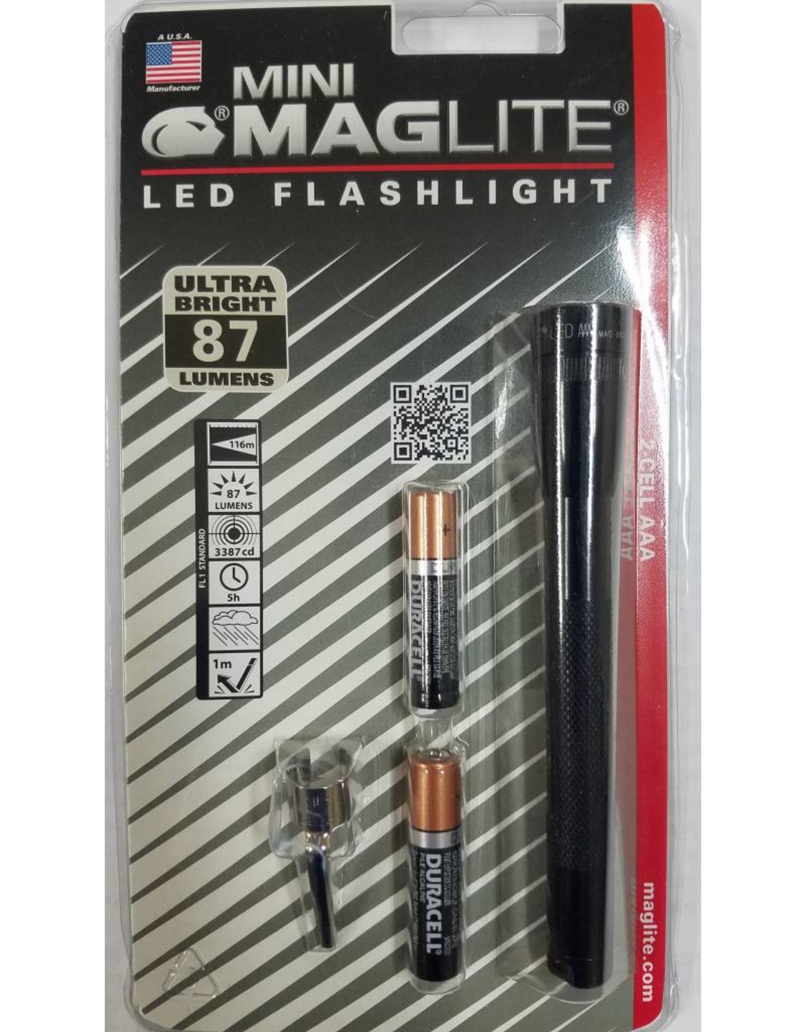 Mini Maglite, 2-cell AAA, Black