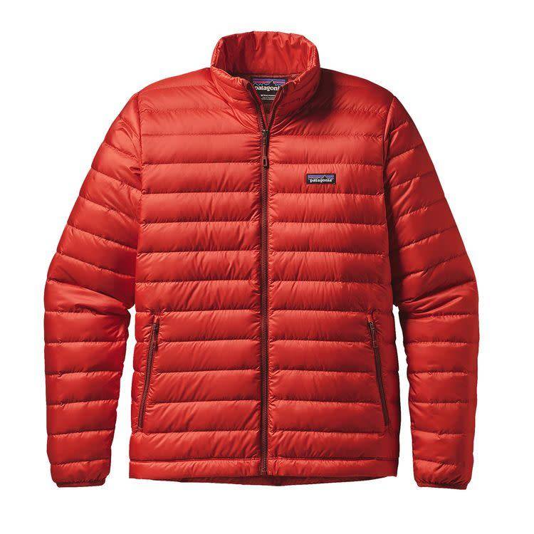 Patagonia down sweater sales paintbrush red