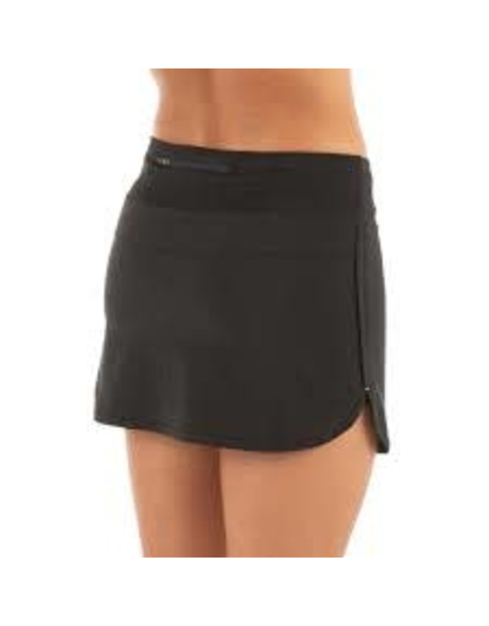 Free Fly Apparel Womens Bamboo-Lined Breeze Skort (Black)