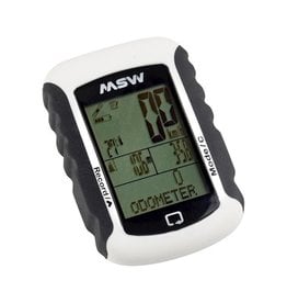 MSW Miniac 333 GPS BLE Bike Computer - GPS, Wireless, White