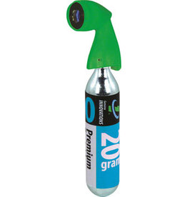 Genuine Innovations Microflate Nano Inflator: Includes 20g Threaded CO2 Cartridge