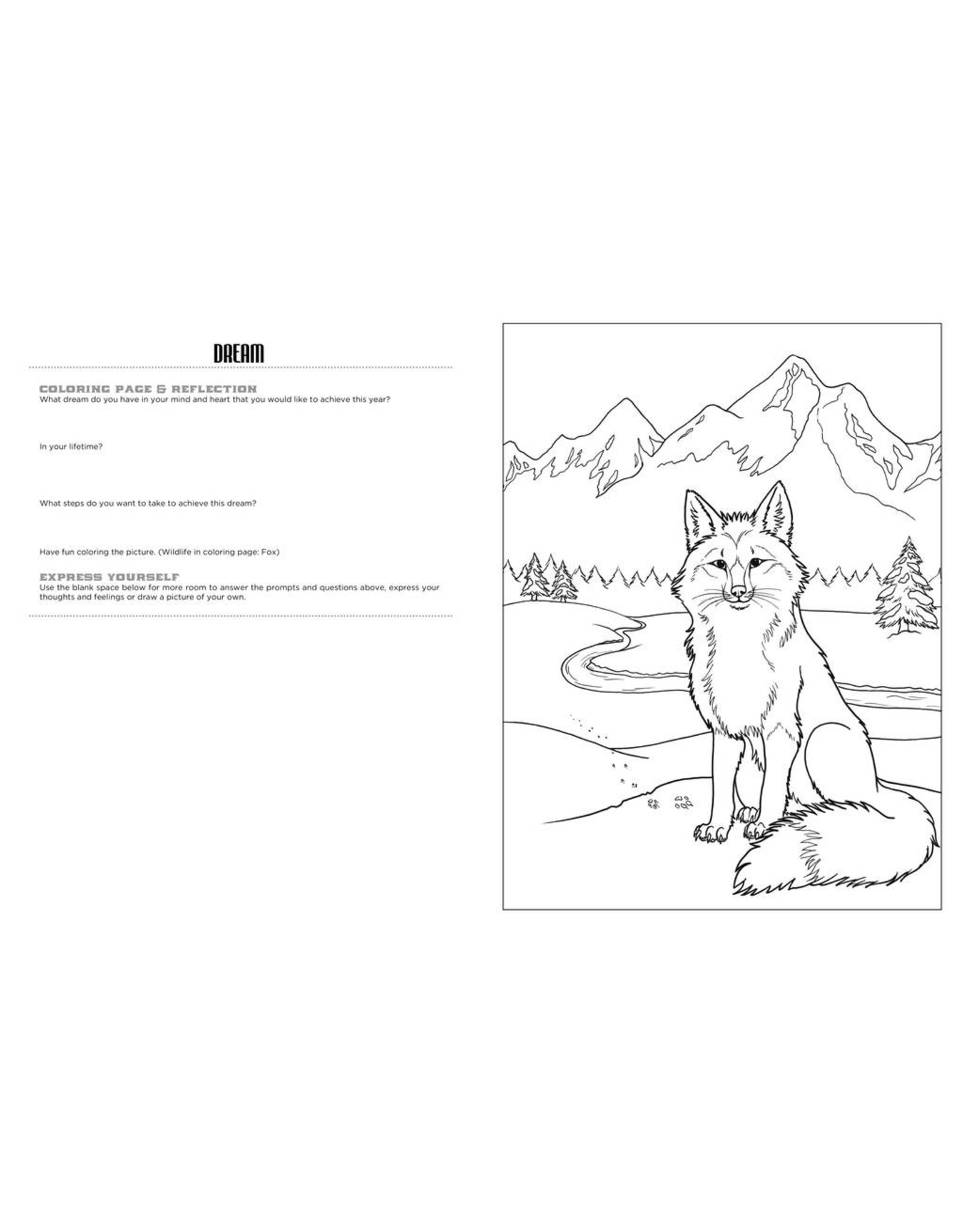 Discover at the River Expressive Art Coloring Activity Book