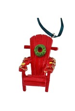 Adk Red Chair Ornament 6/Box single