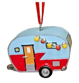 Vintage Camper Ornament 12/Box single