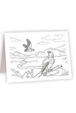 Eagle Coloring Card