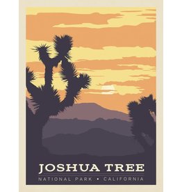 Americanflat - National Park Vintage Poster, Joshua Tree