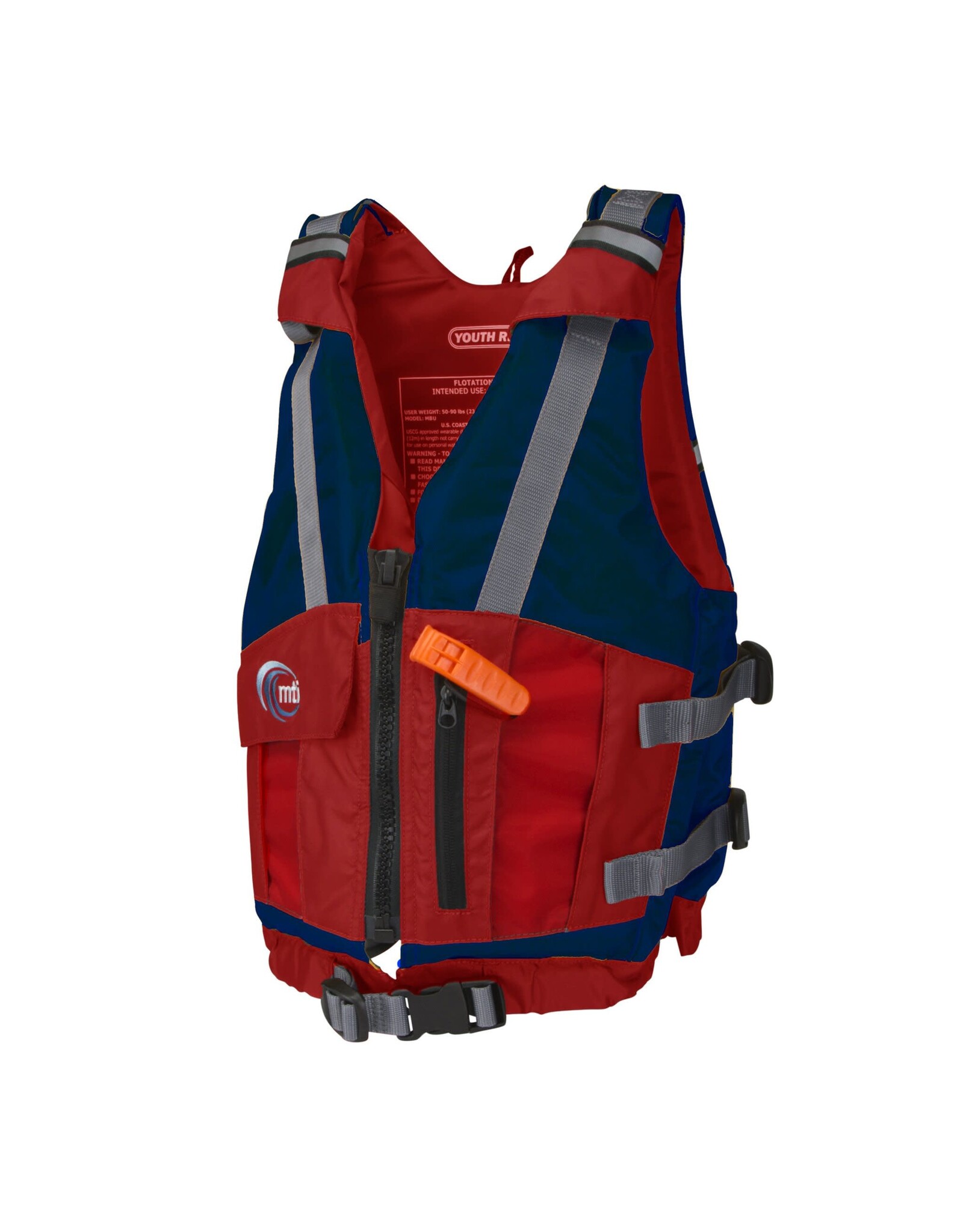 MTI PFD Youth Reflex Red/Blue