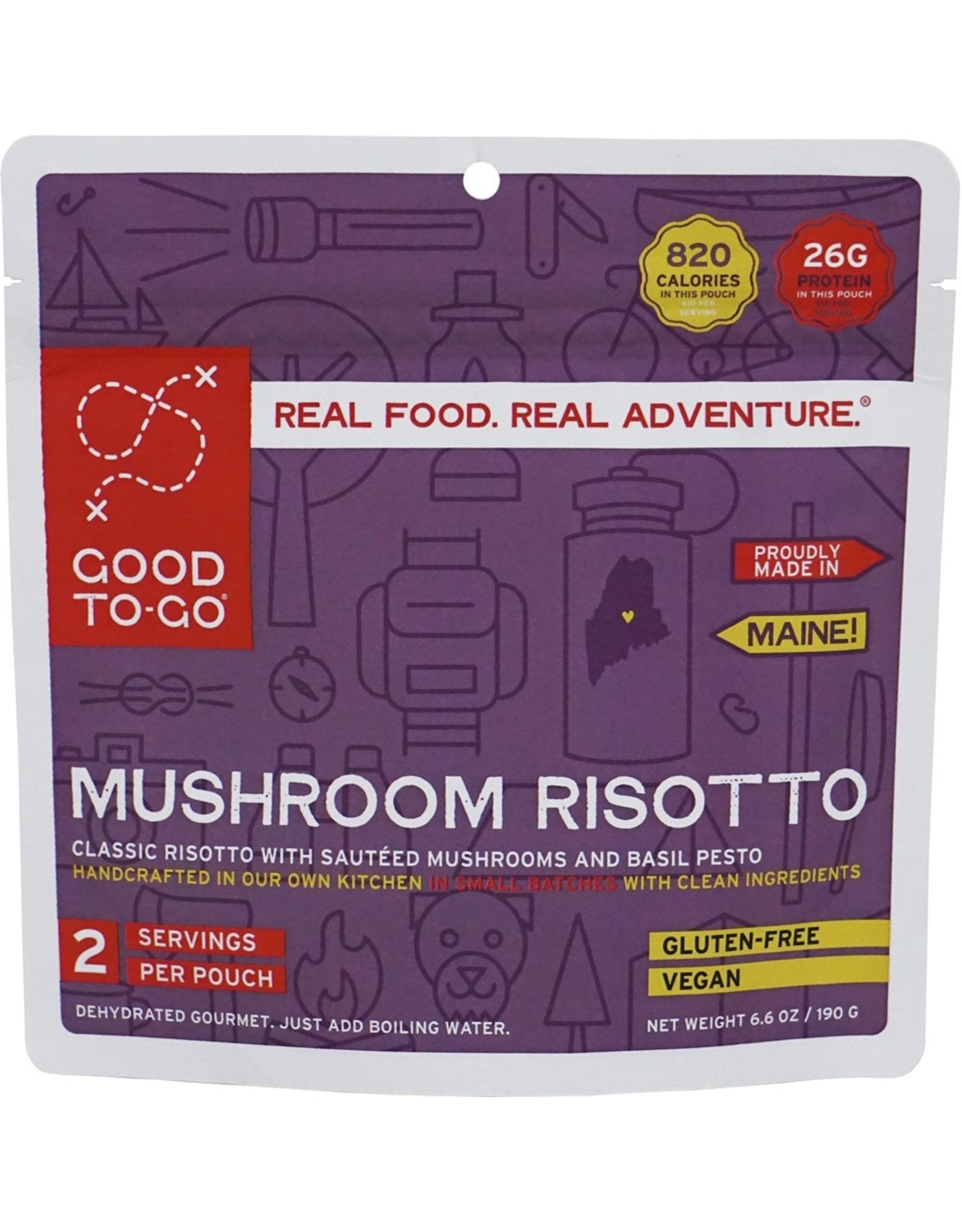 Good to Go Good-To-Go - Single, Herbed Mushroom Risotto