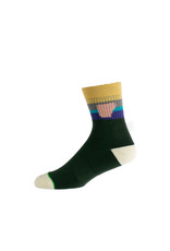 Arkansocks Arkansocks - The Tailgater Gorge Green/Lemon - Light Blue